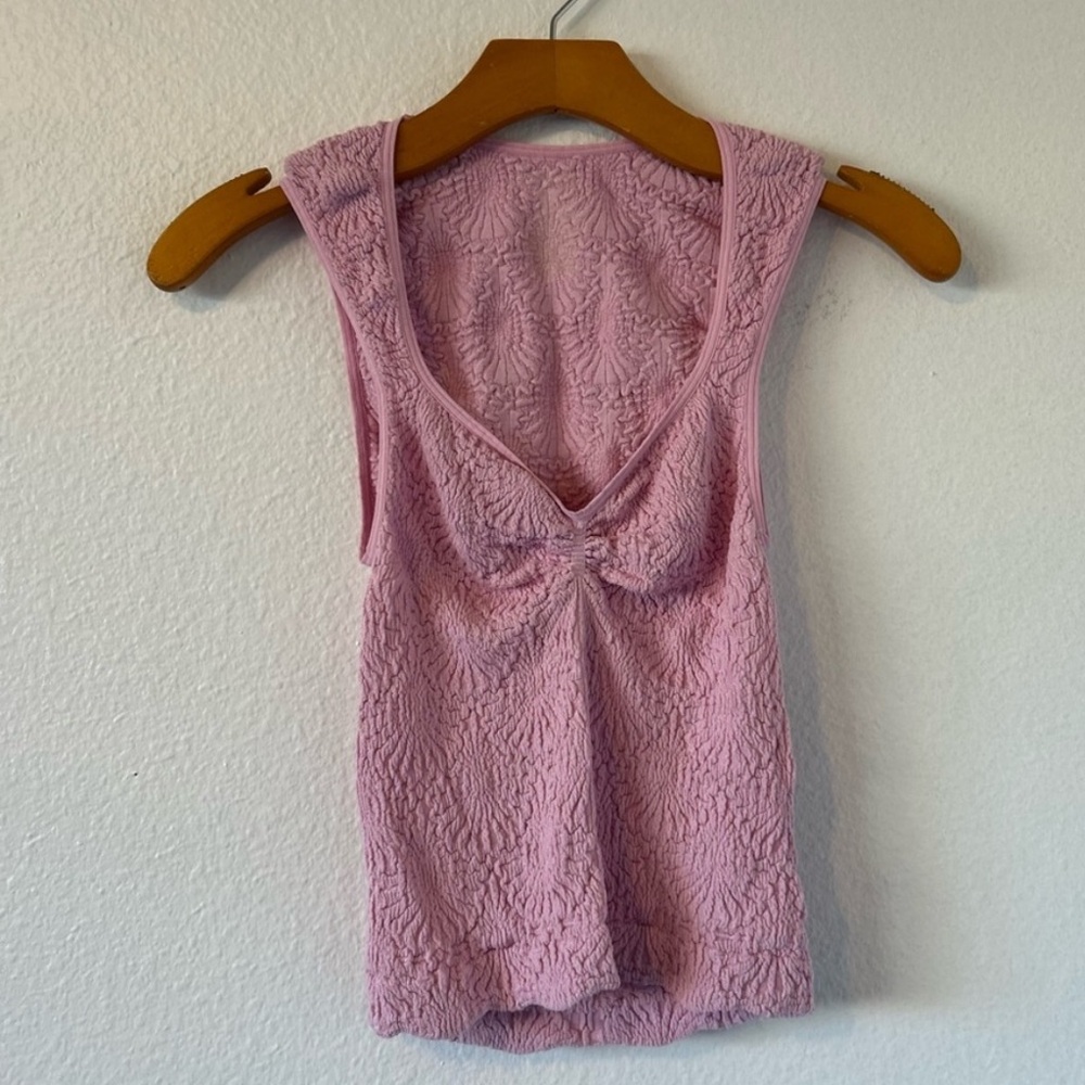 Free People Intimately Love Letter Sweetheart Cami Pink  Size M